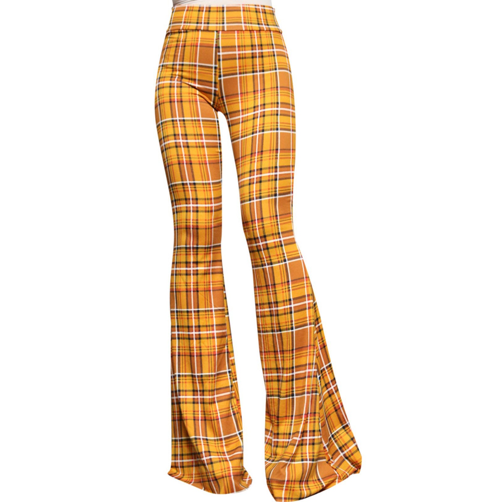 thumbnail image 5 of MKLEKYY Leggins de mujer para vestir, pantalones ajustados con estampado retro y parte inferior grande para primavera y verano para mujer, 5 of 5